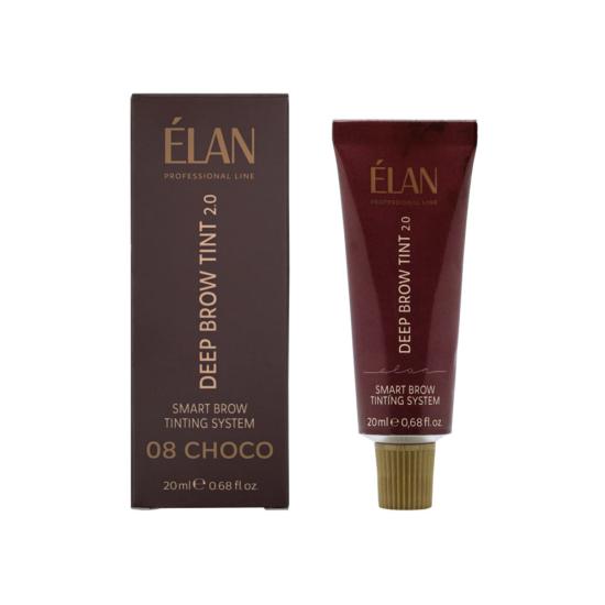 Краска Elan Deep Brow Tint 2.0 08 Choco, для бровей (20 мл)