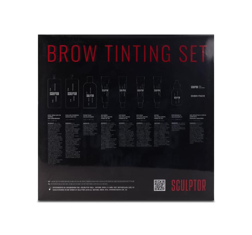 Набор Sculptor Brow Tinting Set для окрашивания бровей