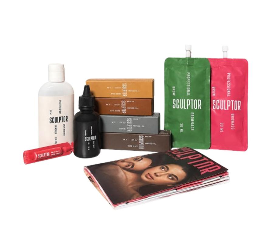 Набір Sculptor Brow Tinting Set для фарбування брів