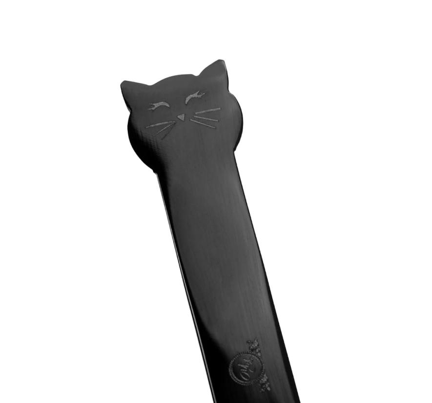 Пинцет Platinum Cat для бровей, скошенный