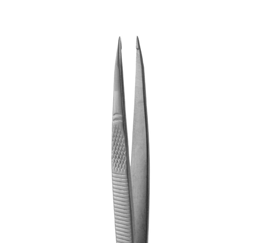 Пинцет Platinum для бровей, точечный, мини