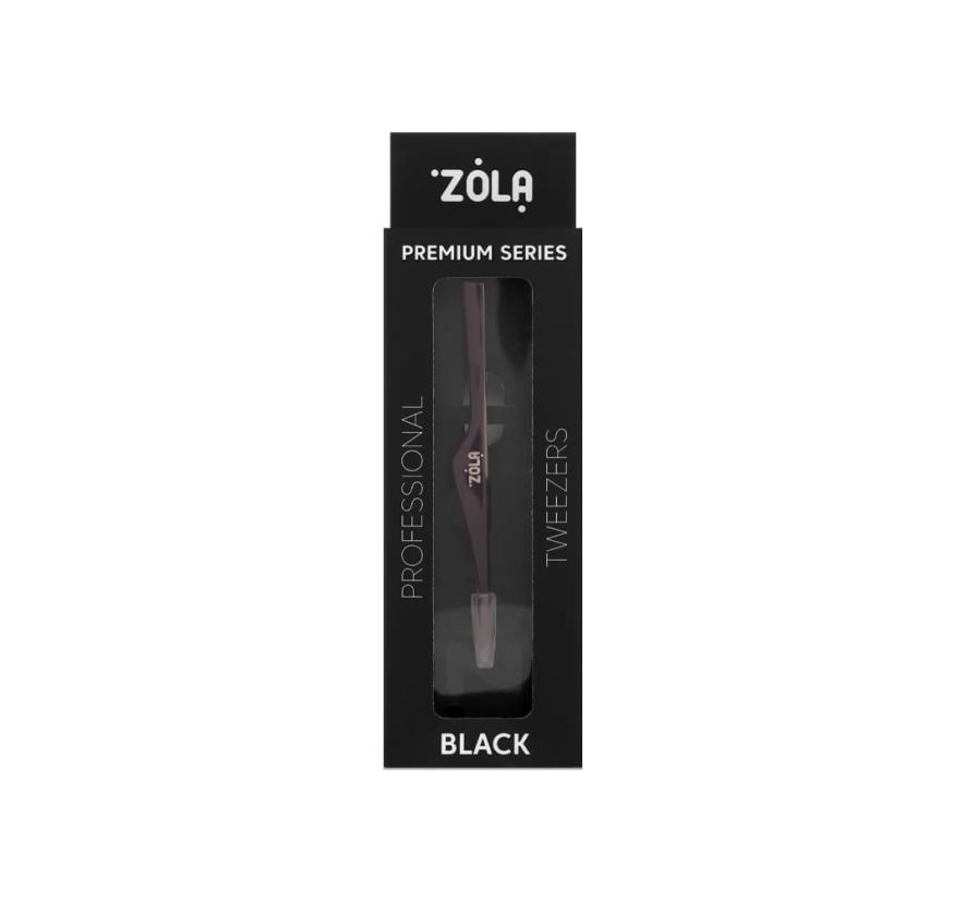 Пинцет Zola Premium для бровей, скошенный