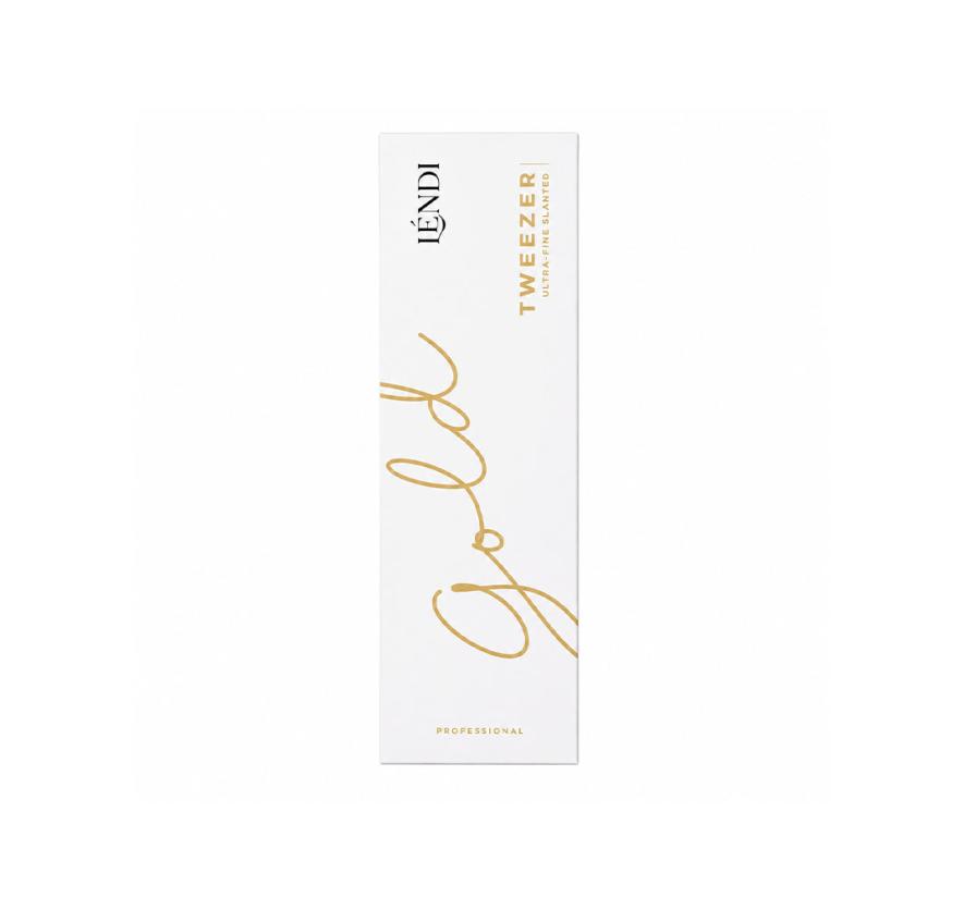 Пинцет Lendi Tweezer Ultra Fine Slanted для бровей, скошенный