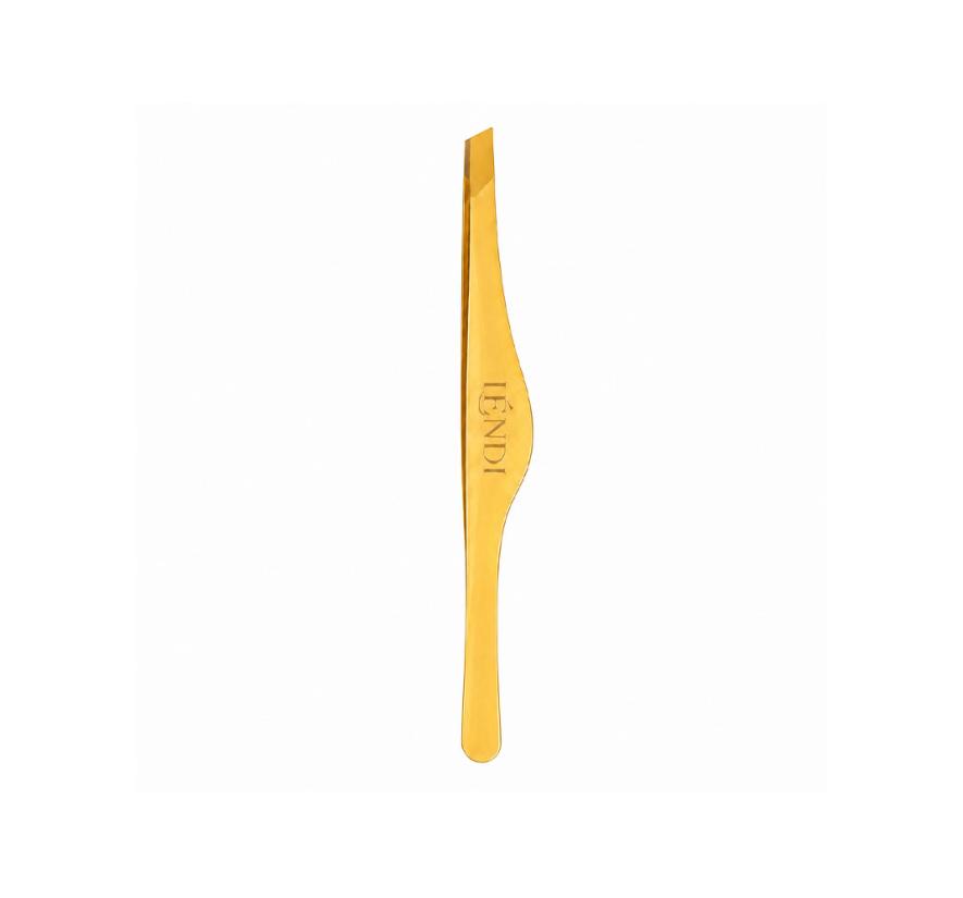 Пинцет Lendi Tweezer Ultra Fine Slanted для бровей, скошенный