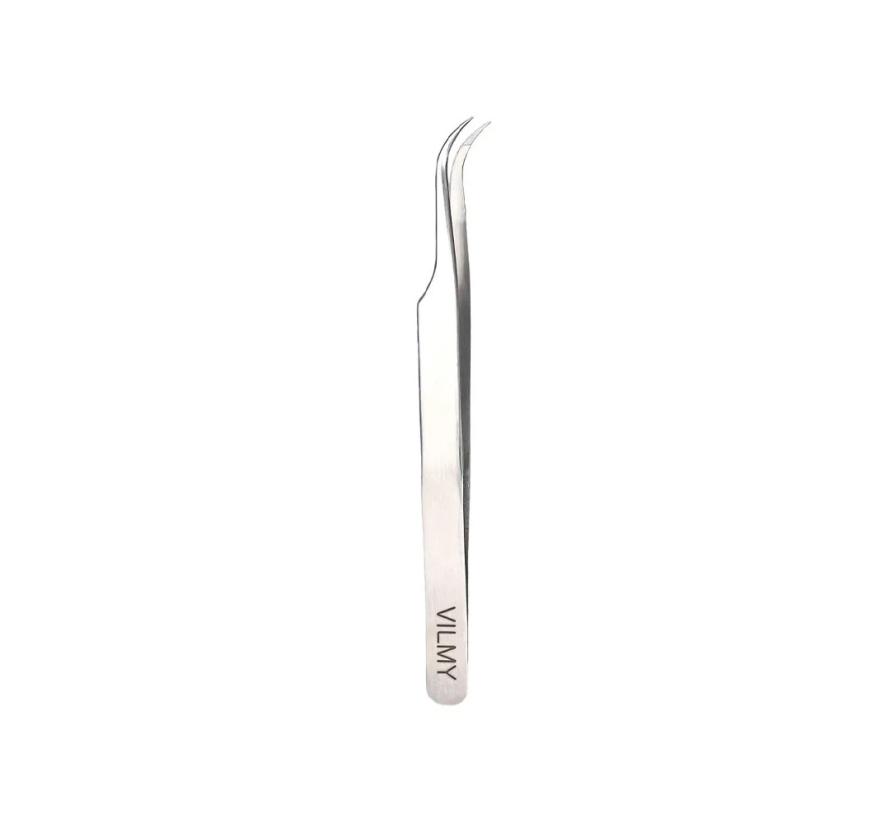 Пінцет Vilmy для вій D-40, вигнутий