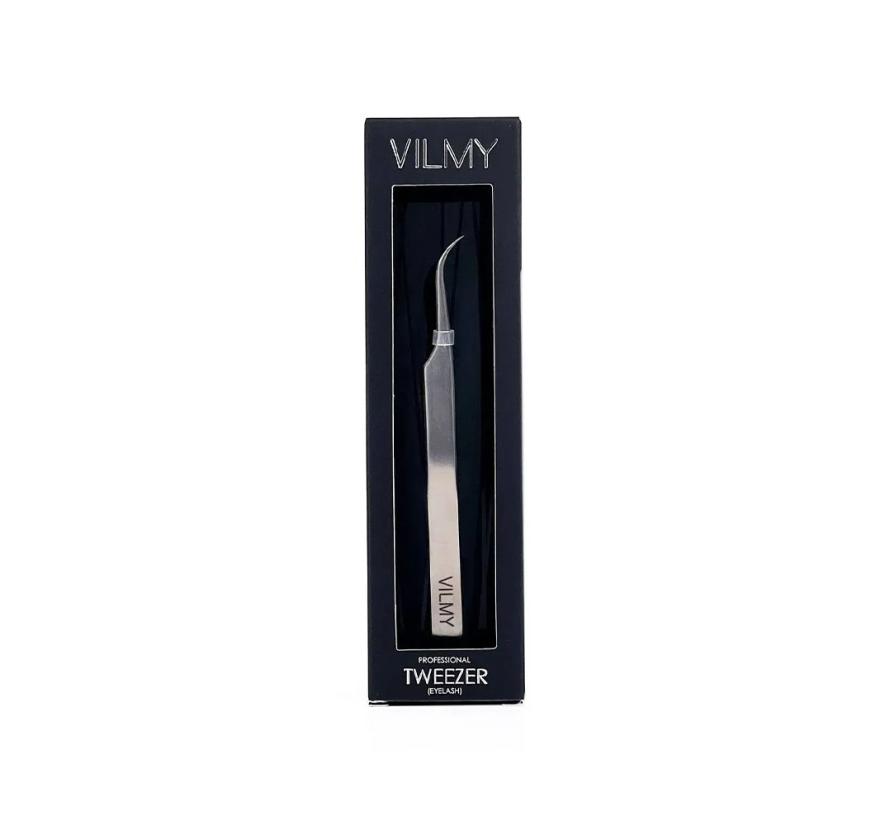 Пінцет Vilmy для вій D-40, вигнутий