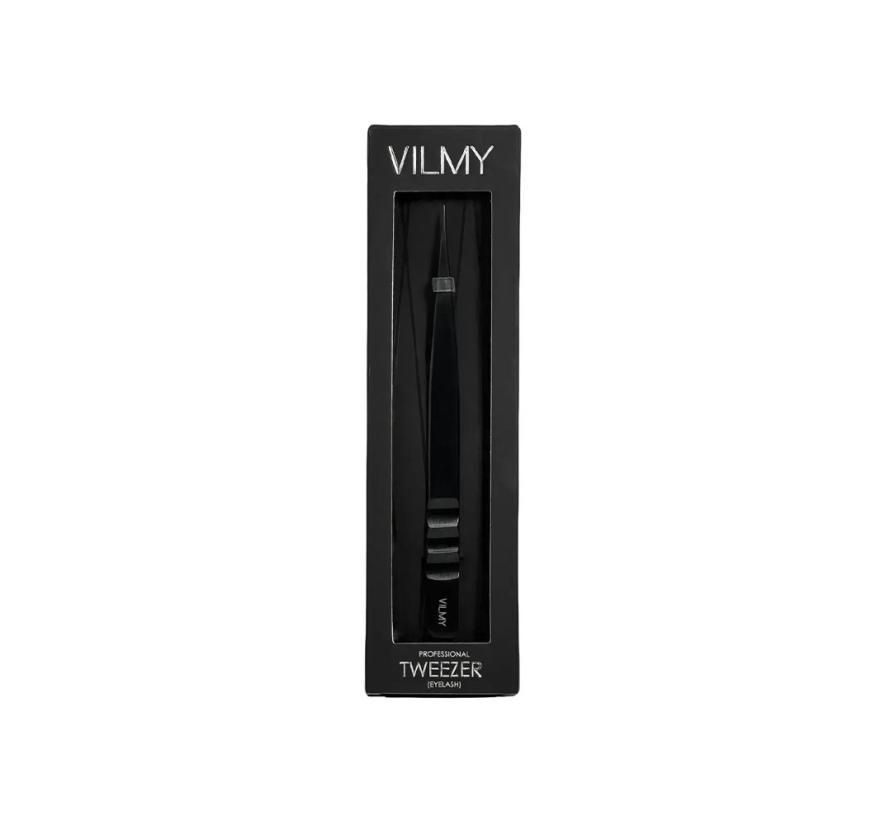 Пинцет Vilmy V-14b для ресниц, прямой