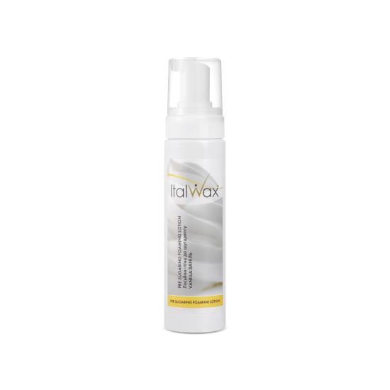 Лосьон-пена ItalWax для очищения кожи до депиляции, ваниль (200 мл)