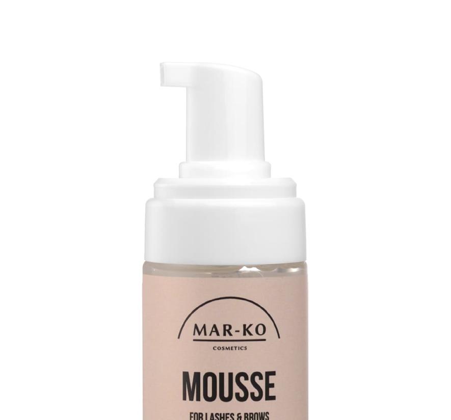 Шампунь-пена Mar-Ko Strawberry mousse для бровей и ресниц (150 мл)