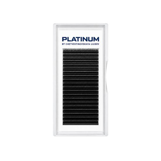 Готовые пучки Platinum U-Shape для наращивания ресниц, черные