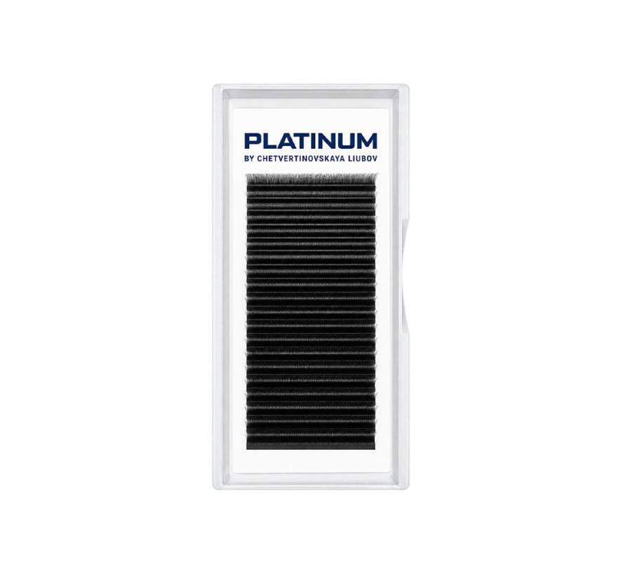 Готовые пучки Platinum U-Shape для наращивания ресниц, черные