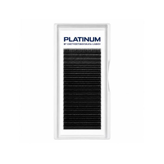 Готовые пучки Platinum W-Shape для наращивания ресниц, черные