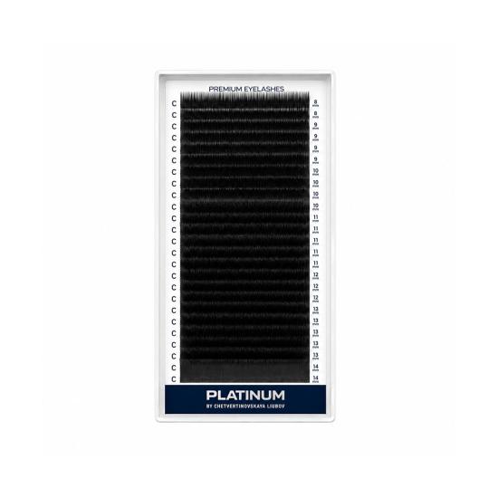 Ресницы Platinum черные, MIX 24 линий