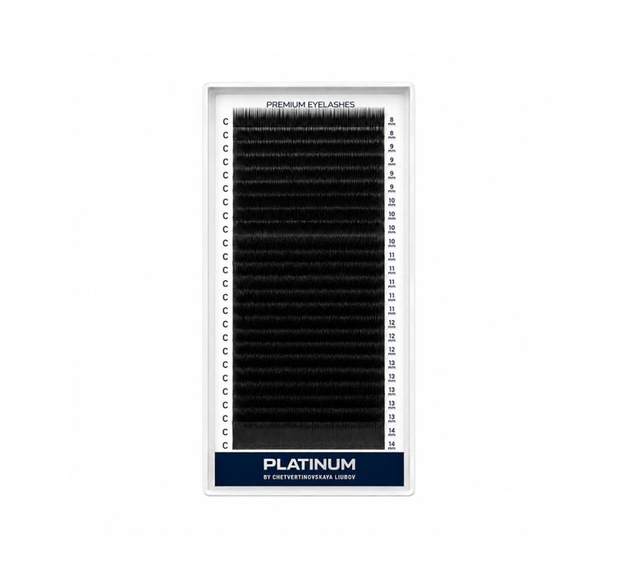 Ресницы Platinum черные, MIX 24 линий