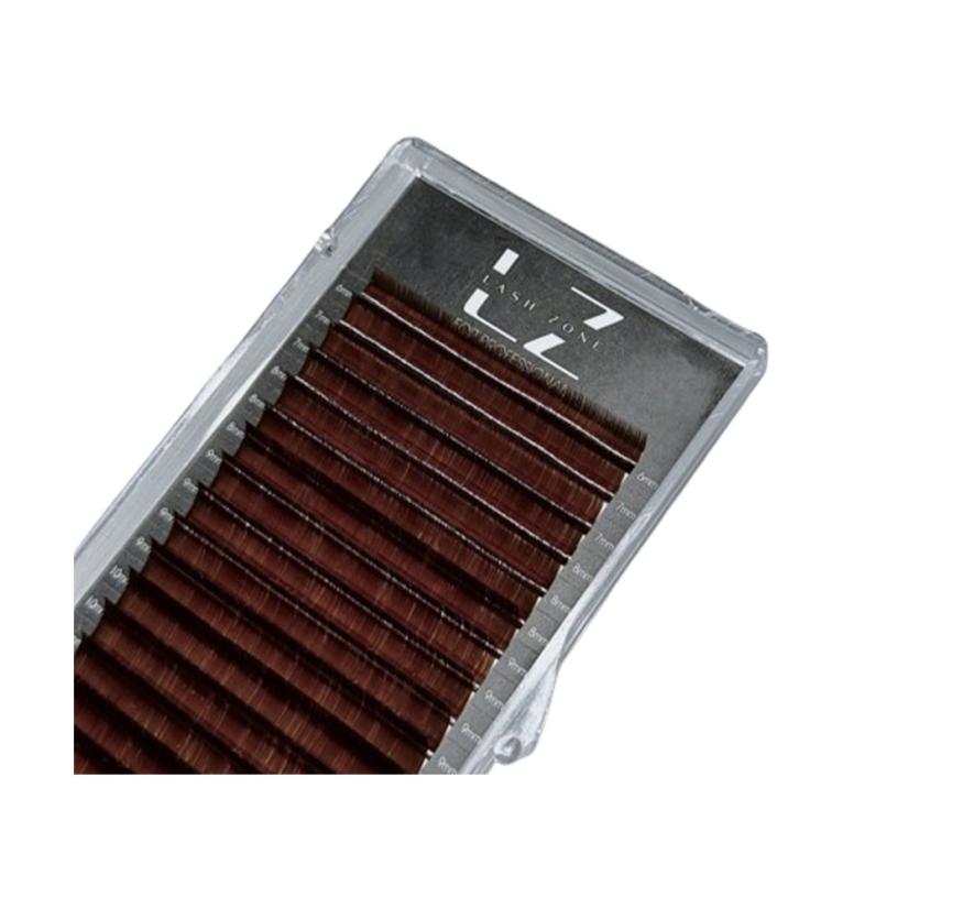 Ресницы Lash Zone Dark Brown, MIX 20 линий