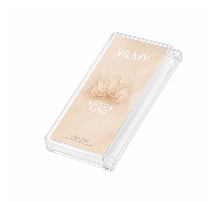 Ресницы Vilmy Lotus Texture черные, MIX 20 линий