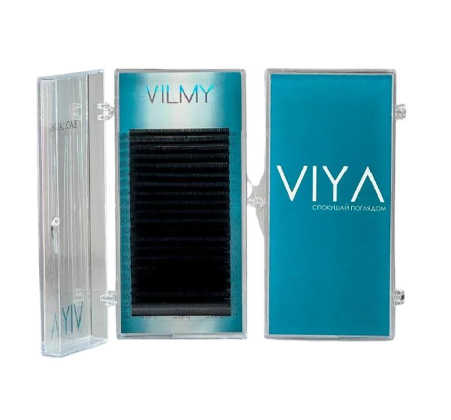 Ресницы Vilmy Viya черные, MIX 20 линий