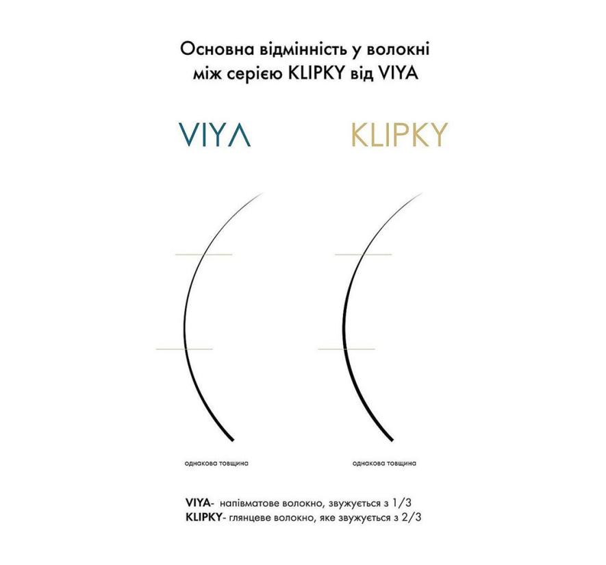 Ресницы Vilmy Viya черные, MIX 20 линий