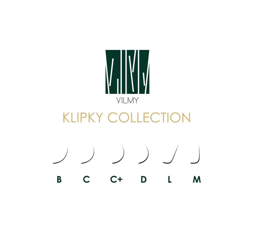Вії Vilmy Klipky чорні, MIX 8 ліній