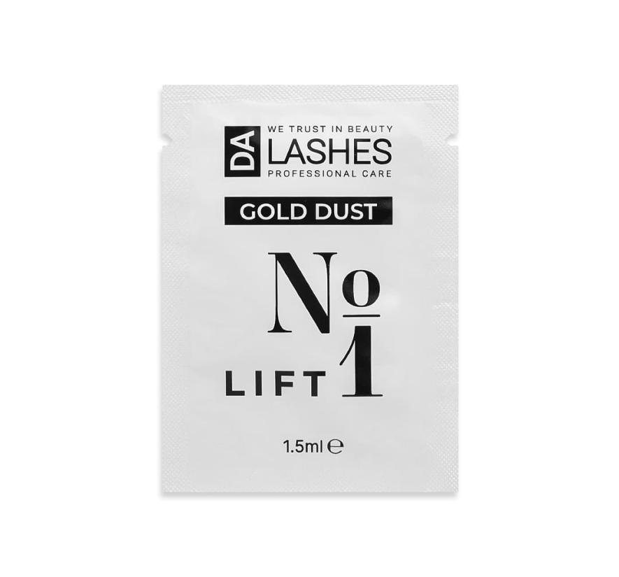 Состав Dalashes Gold Dust №1 для ламинирования ресниц в саше (1,5 мл)