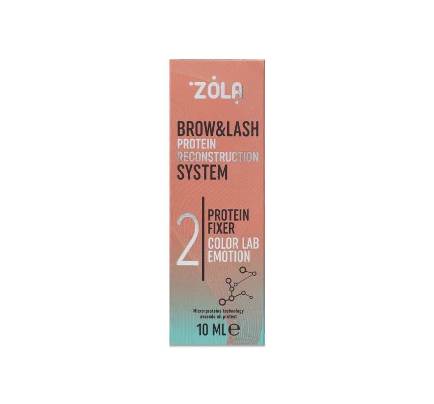 Состав Zola №2 Protein Fixer для ламинирования бровей и ресниц (10 мл)