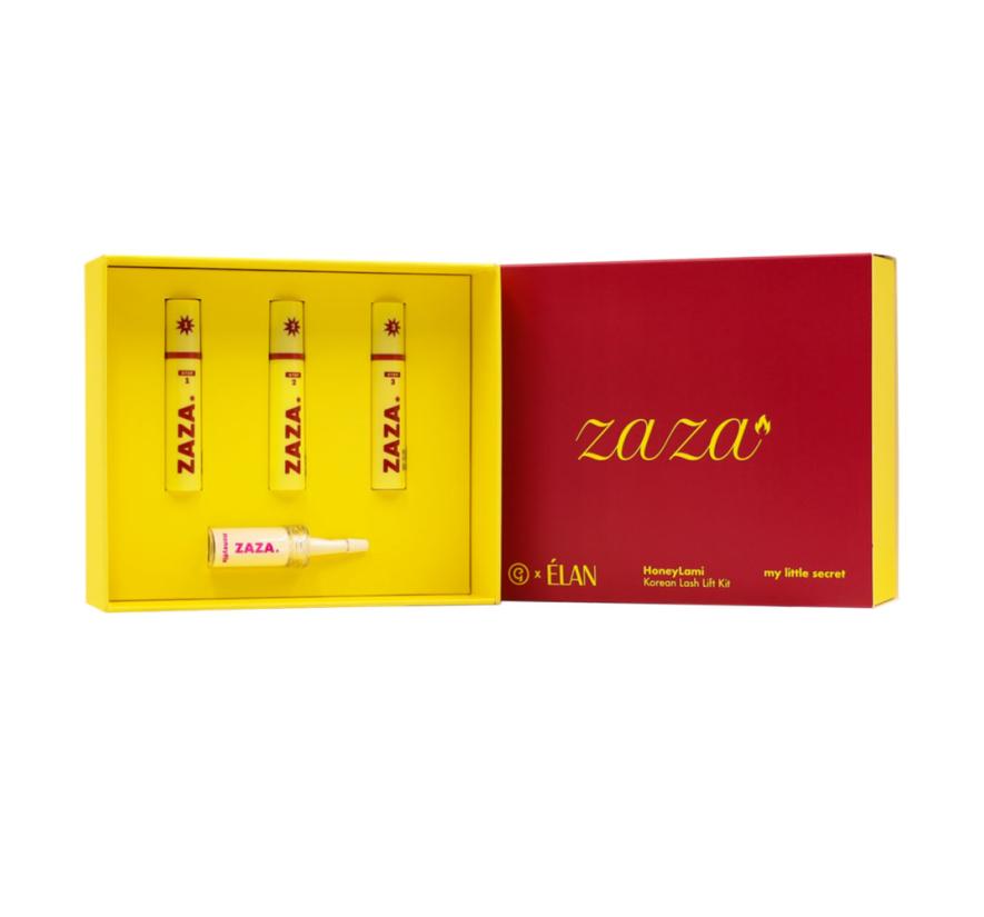 Набор составов Elan x GхBar Zaza HoneyLami для корейского ламинирования ресниц и бровей