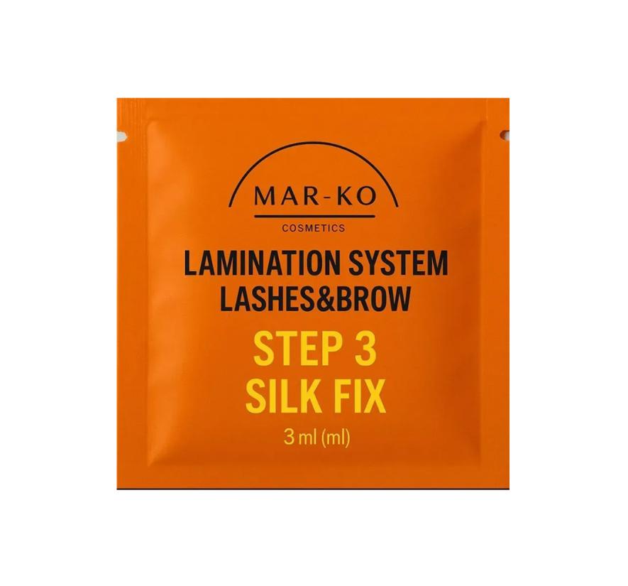 Склад Mar-Ko Silk Fix №3 для ламінування вій, в саше (3 мл)