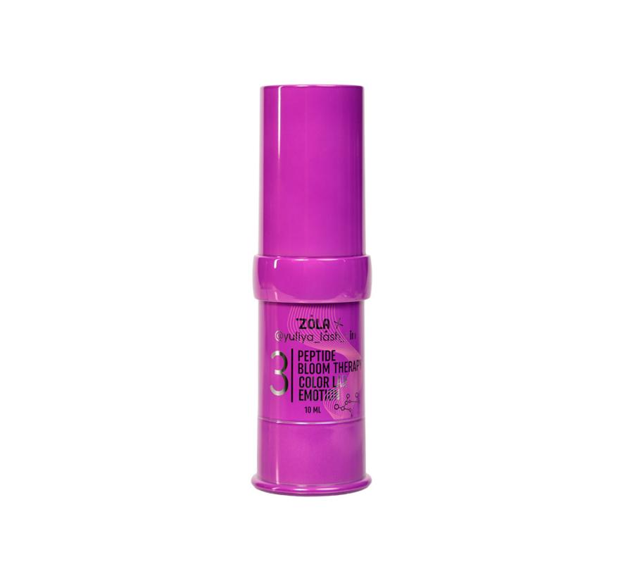 Состав Zola x Yuliya Lash Vin №3 Peptide Bloom Therapy, для ламинирования бровей и ресниц (10 мл)