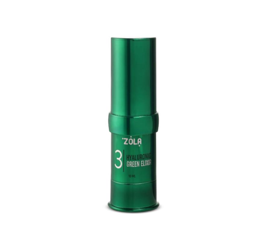 Состав Zola №3 Hyaluronic Green Elixir для ламинирования бровей и ресниц (10 мл)