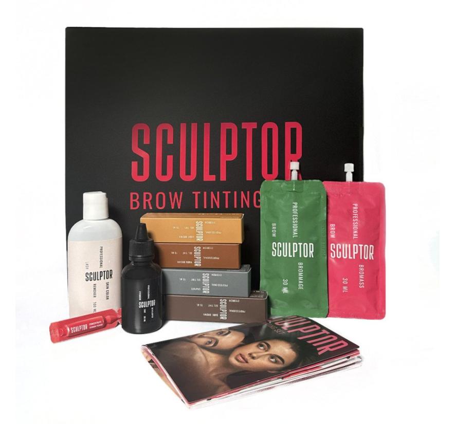 Набор Sculptor Brow Tinting Set для окрашивания бровей