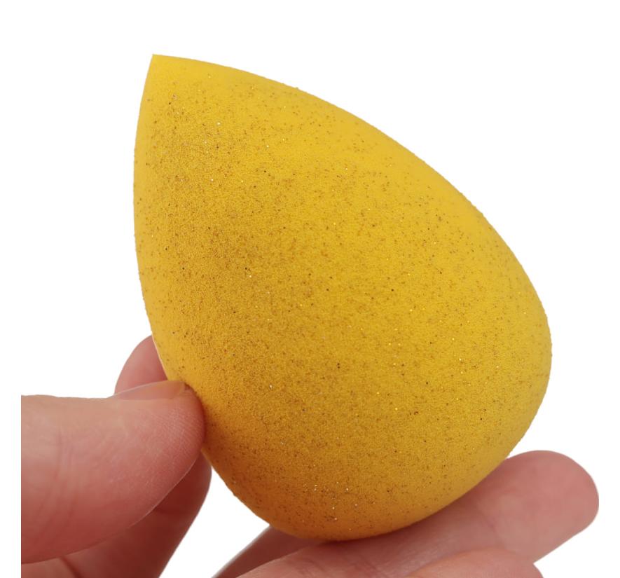 Спонж Zola для макіяжу, крапля, з блискітками