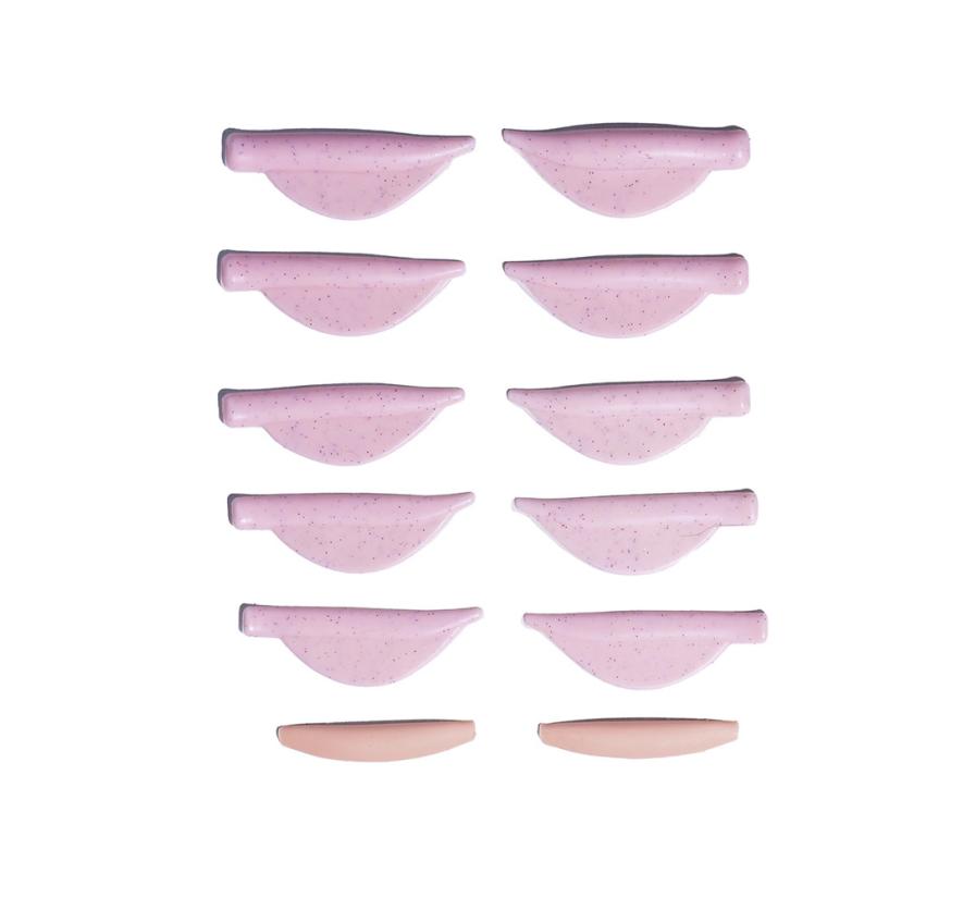 Набір валиків Zola Pinky Shiny Pads для ламінування вій (5 пар)