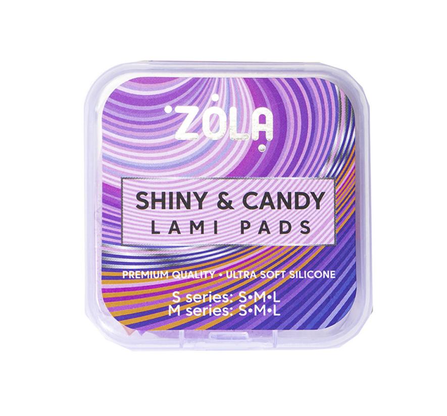Набір валиків Zola Shiny & Candy Lami Pads для ламінування вій (6 пар)